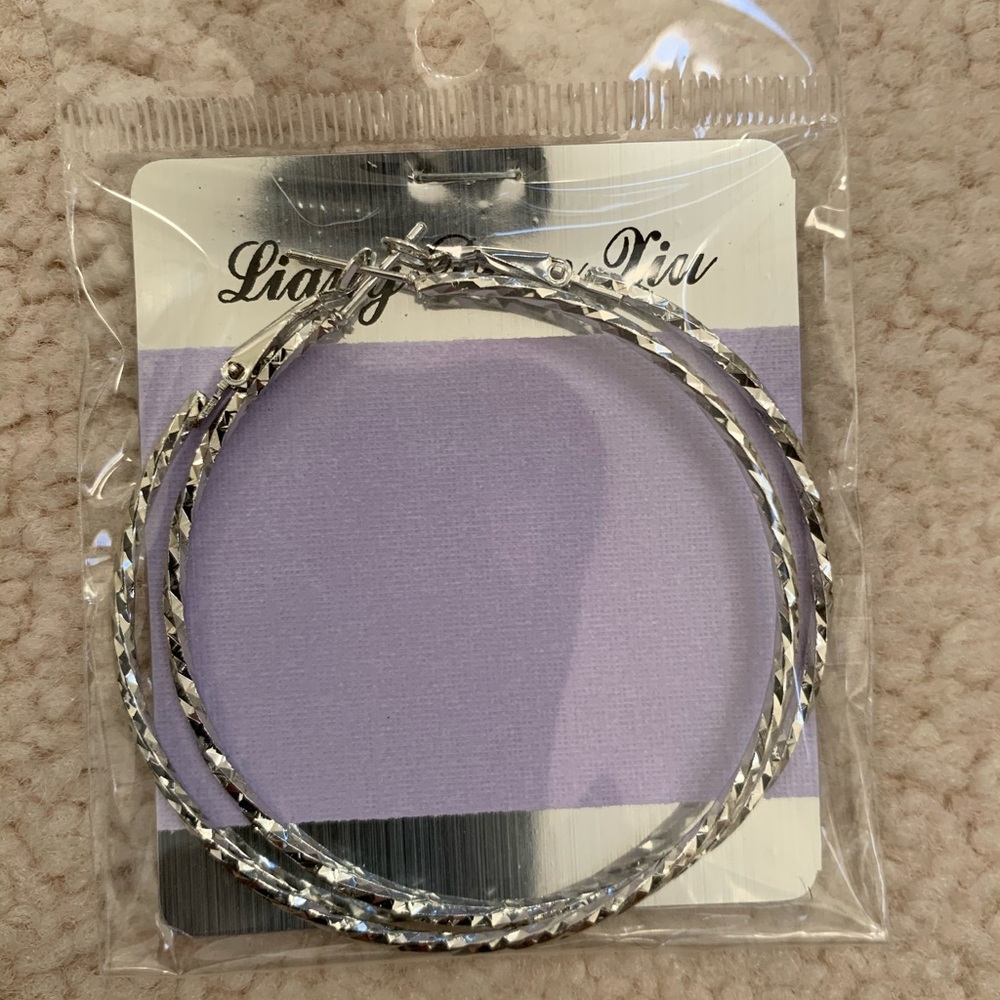 Large Hoop Earrings 3 pairs